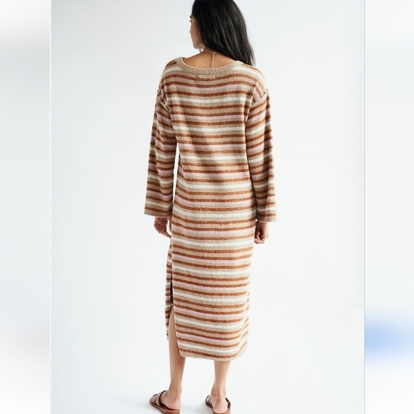 Free People Toes In The Sand Knit Maxi Dress S - Picture 3 of 8